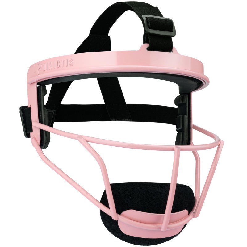 Dinictis Softball Face Mask, Lightweight, Comfortable, with Wide Field Vision, Durable and Safe Face Guards, Premium Protective Softball Fielder's Mask-Pink-Youth(M) - Image 1